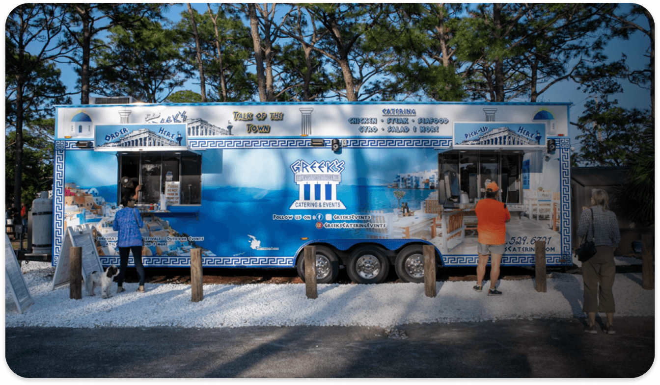 Free delivery to food truck